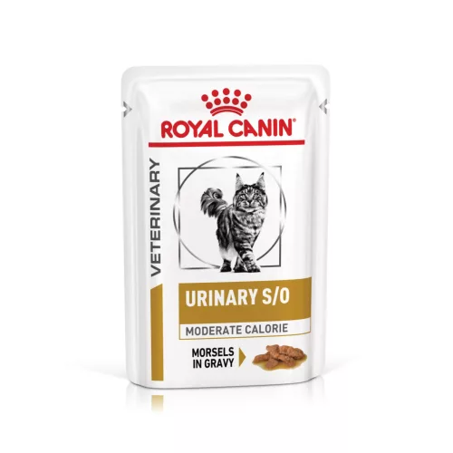 Royal Canin Veterinary Urinary s/o mc alacsony kalória alutasak macskaeledel húgykő 12x85g