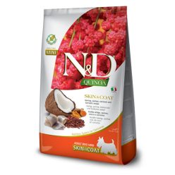   N&D Quinoa Skin&Coat adult mini száraz kutyaeledel hering 800g