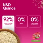 N&D Quinoa Skin & Coat Kacsa Adult Mini Száraz Kutyaeledel 800g