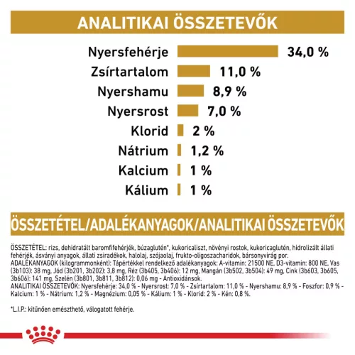Royal Canin Veterinary Urinary s/o mc alacsony kalória száraz macskaeledel húgykő 7kg
