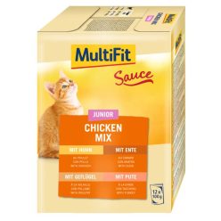 MultiFit Sauce macska tasak MP kitten csirke 12x100g