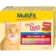 MultiFit SauceDuo macska tasak MP adult húsos 12x100g