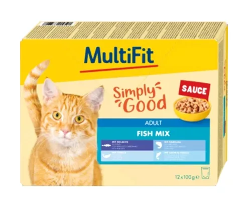 MultiFit Sauce macska tasak MP adult halas 12x100g