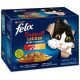 Felix "Doppelt Lecker" macska tasak MP hús zselés 12x85g