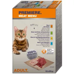 Premiere Meat Menu macska tasak MP adult 12x85g