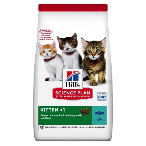 Hill's Science Plan Feline kitten száraz macskaeledel tonhal 1,5kg