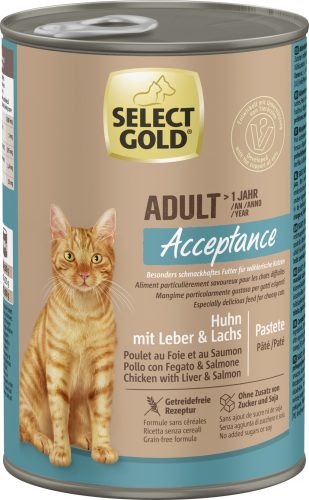 Select Gold Acceptance macska konzerv adult 6x400g