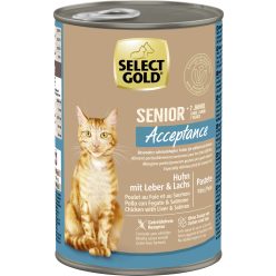 Select Gold Acceptance macska konzerv senior 6x400g
