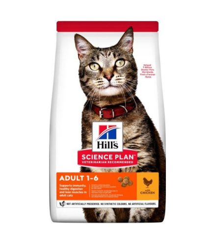 Hill's Science Plan száraz macskaeledel adult csirke 3kg