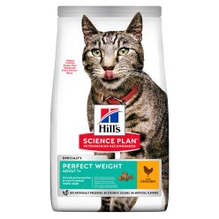   Hill's Science Plan Perfect Weight száraz macskaeledel adult csirke 2,5kg