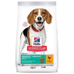  Hill's Science Plan Perfect Weight M száraz kutyaeledel adult csirke 12kg
