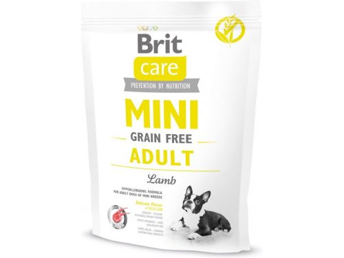 BRIT Mini Grain Free adult kutyaeledel bárány 400g