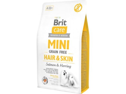 BRIT Mini Grain Free Hair&Skin kutyaeledel lazac&hering 2kg