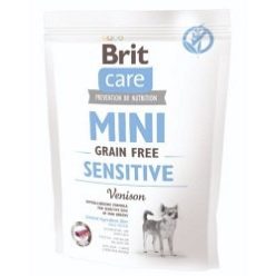 BRIT Mini Grain Free adult kutyaeledel sensitive 400g