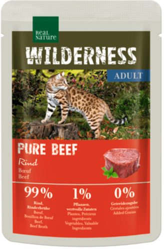 Real Nature Wilderness macska tasak adult marha 12x85g