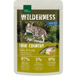   Real Nature Wilderness macska tasak adult True Country csirke&lazac 12x85g