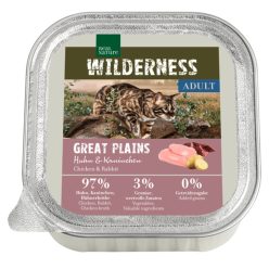   Real Nature Wilderness macska tálka adult Great Plains csirke&nyúl 16x100g