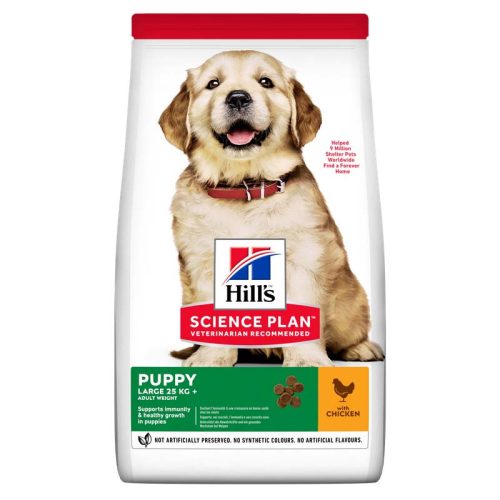 Hill's Science Plan L száraz kutyaeledel puppy csirke 14,5kg