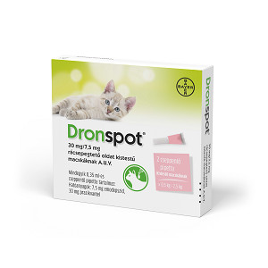 DRONSPOT kistestű cica 2x0,35ml (0,5-2,5 kg közötti macska)