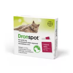 DRONSPOT nagytestű cica 2x1,12ml (5-8 kg közötti macska)