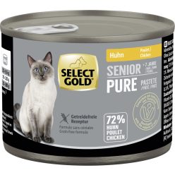 Select Gold Pure macska konzerv senior csirke 6x200g