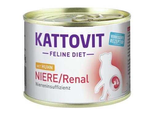 Kattovit Feline Diet konzerv vesekímélő macskaeledel csirke 12x185g