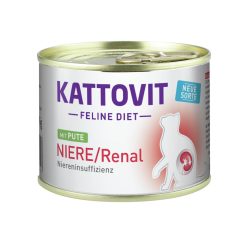   Kattovit Feline Diet konzerv vesekímélő macskaeledel pulyka 12x185g
