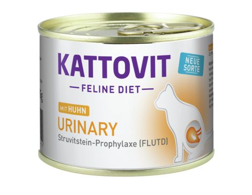 Kattovit Feline Diet konzerv húgykő elleni macskaeledel csirke 12x185g