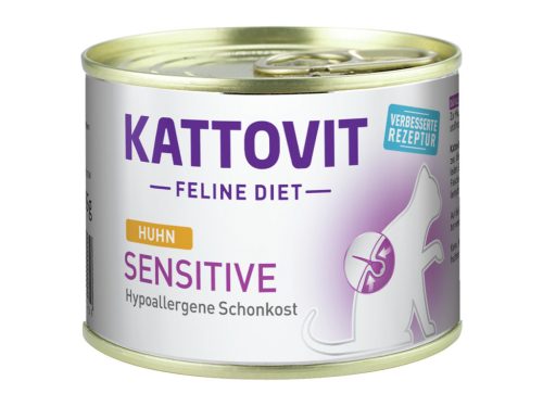 Kattovit Feline Diet Sensitive konzerv macskaeledel csirke 12x185g