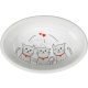 AniOne CatLove kerámiatál ovális fehér 200ml