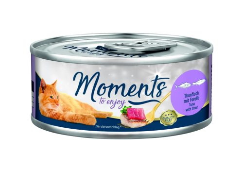 Moments macska konzerv tonhal&pisztráng 12x70g