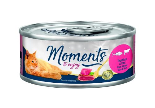 Moments macska konzerv adult tonhal&marha 12x70g