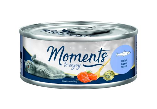 Moments macska konzerv adult lazac 12x70g