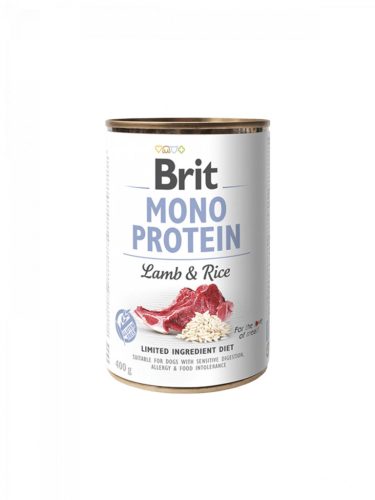 Brit Mono Protein kutya konzerv bárány&rizs 6x400g
