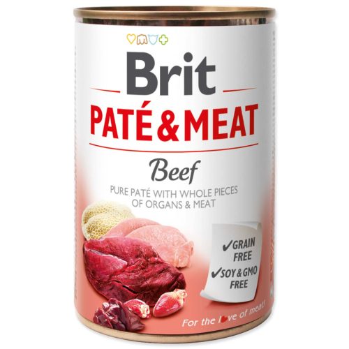 Brit Paté & Meat konzerv marha 6x400g