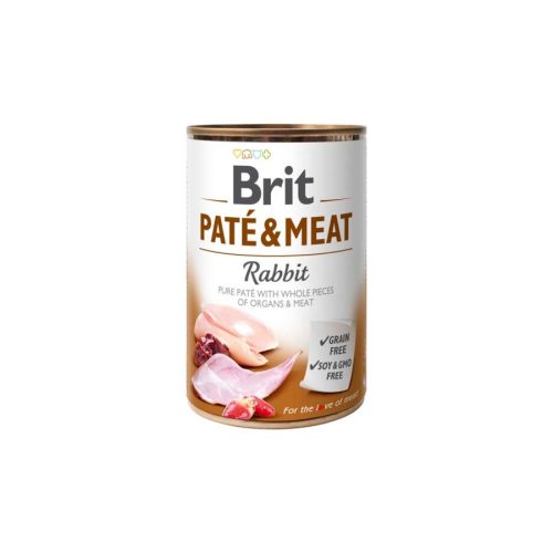 Brit Paté & Meat kutya konzerv nyúl 6x400g