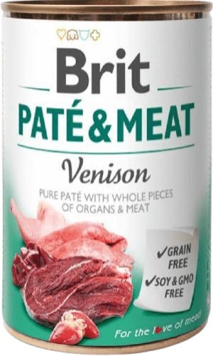 Brit Paté&Meat kutya konzerv szarvas 6x400g