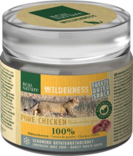 Real Nature Wilderness macska jutalomfalat csirkeszív 25g