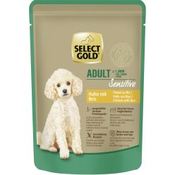Select Gold Sensitive kutya tasak adult csirke&rizs 12x100g