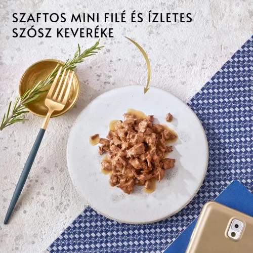 Gourmet Perle macska tasak MP borjú&vad&marha&pisztráng 4x85g