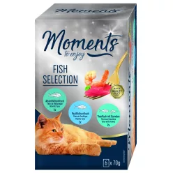 Moments macska tasak MP halas válogatás 6x70g