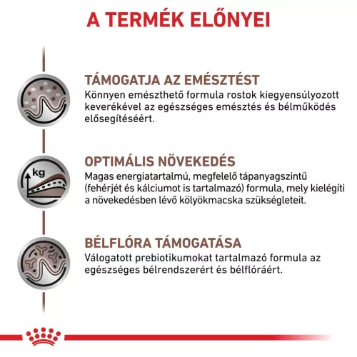 Royal Canin Veterinary Gastrointestinal emésztőszervi kölyök száraz macskaeledel  2kg