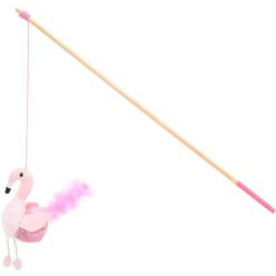 AniOne Flamingo toll macskajáték pálca 40cm