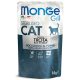 MONGE Grill macska tasak steril pisztráng 28x85g