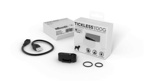 TICKLESS Mini ultrahangos újratölthető kullancsriasztó fekete