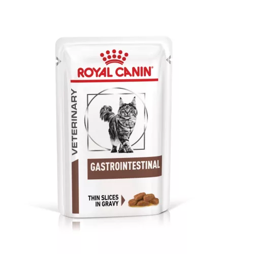 Royal Canin Veterinary Gastrointestinal emésztőszervi alutasak macskaeledel 12x85g