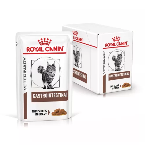 Royal Canin Veterinary Gastrointestinal emésztőszervi alutasak macskaeledel 12x85g