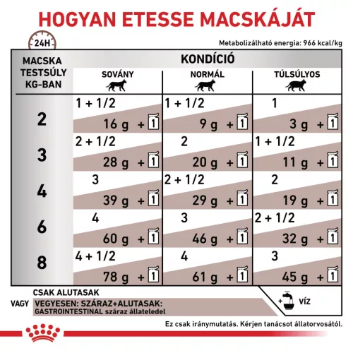 Royal Canin Veterinary Gastrointestinal emésztőszervi alutasak macskaeledel 12x85g
