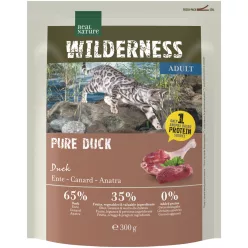 Real Nature Wilderness száraz macskaeledel adult kacsa 300g