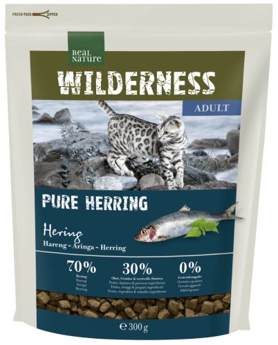 Real Nature Wilderness száraz macskaeledel adult hering 300g